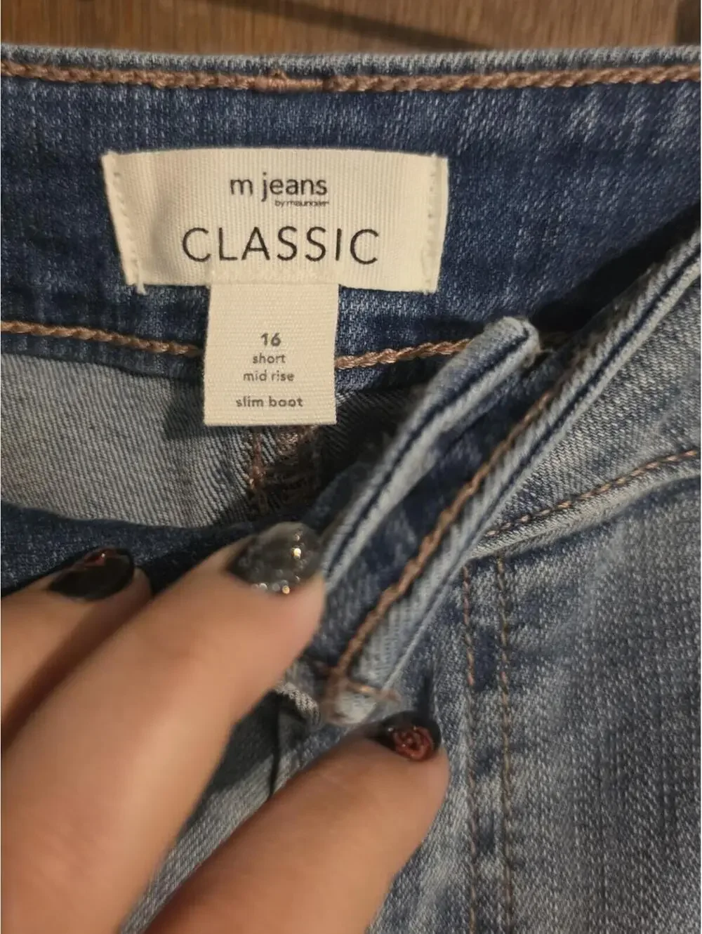 NWT Maurices Light Wash Straight Leg Jeans